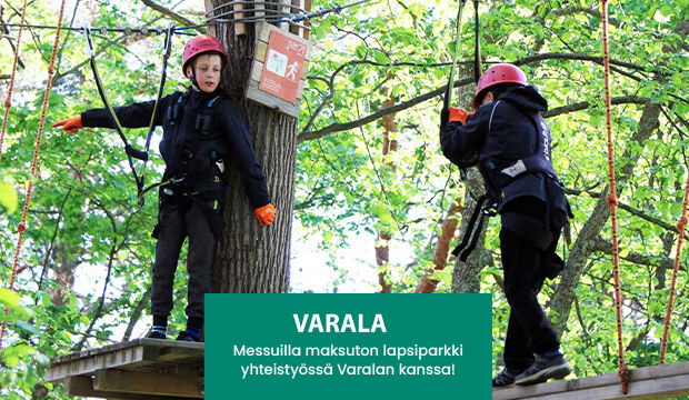 Messuilla maksuton lapsiparkki yhteistyössä Varalan kanssa!